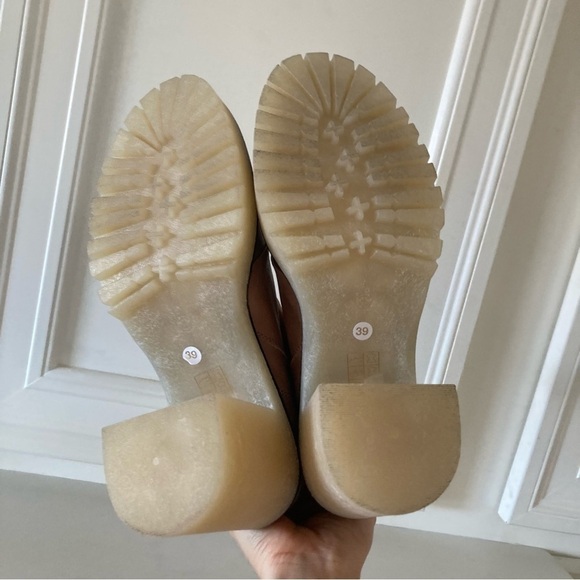 NWOB Free People Jack Zip Taupe Leather Heeled Boots - Picture 8 of 8